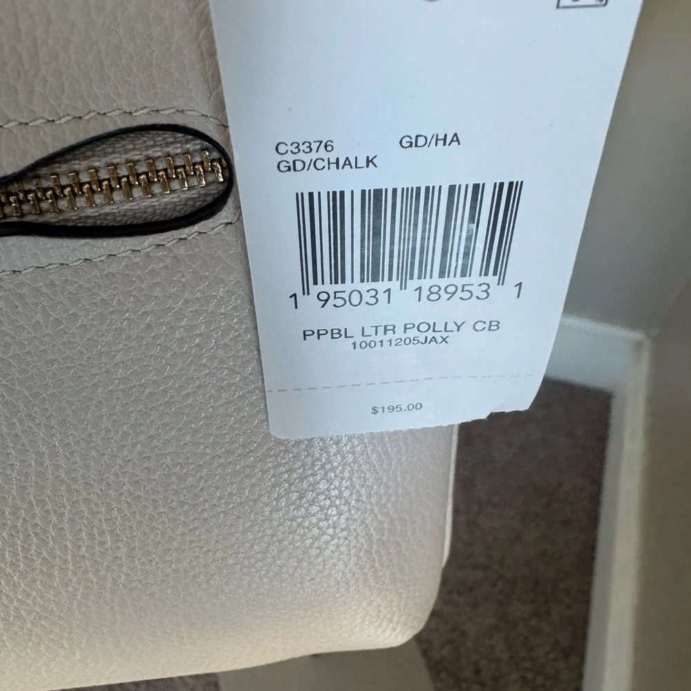 COACH Polished Pebble Polly Crossbody - Picture 8 of 10